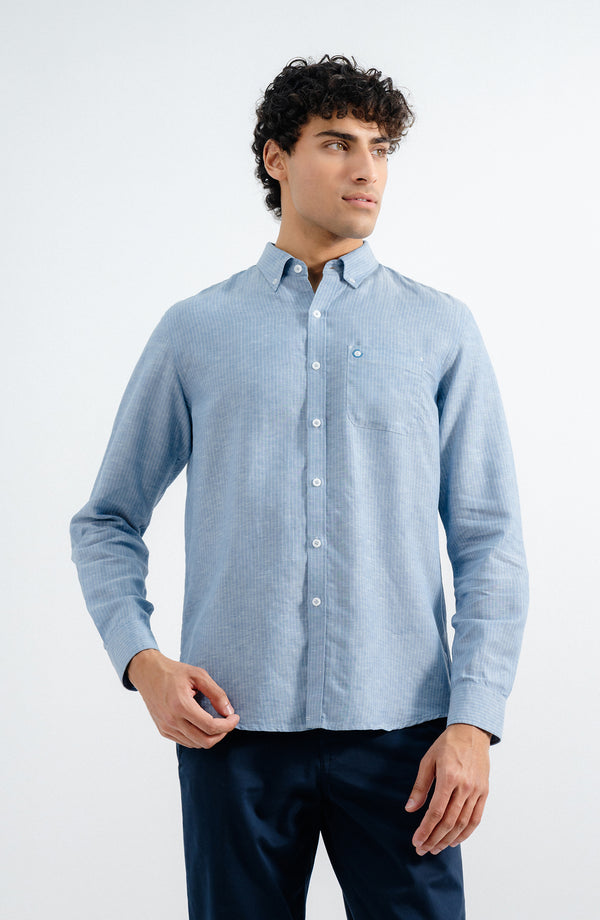 Full Sleeves Cotton Linen Shirt