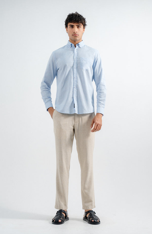 Full Sleeves Cotton Linen Shirt