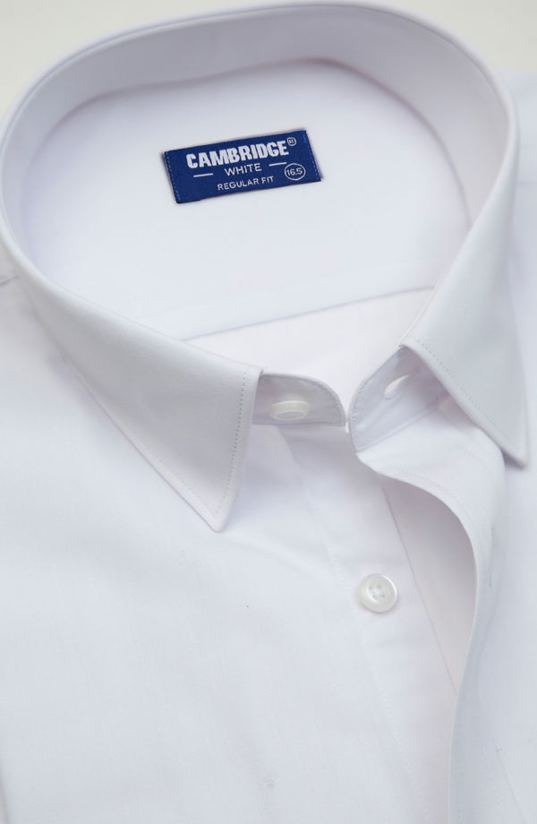 White Plain Formal Shirt