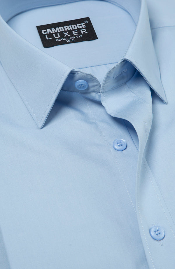 LUXER PLAIN SHIRT - LIGHT BLUE