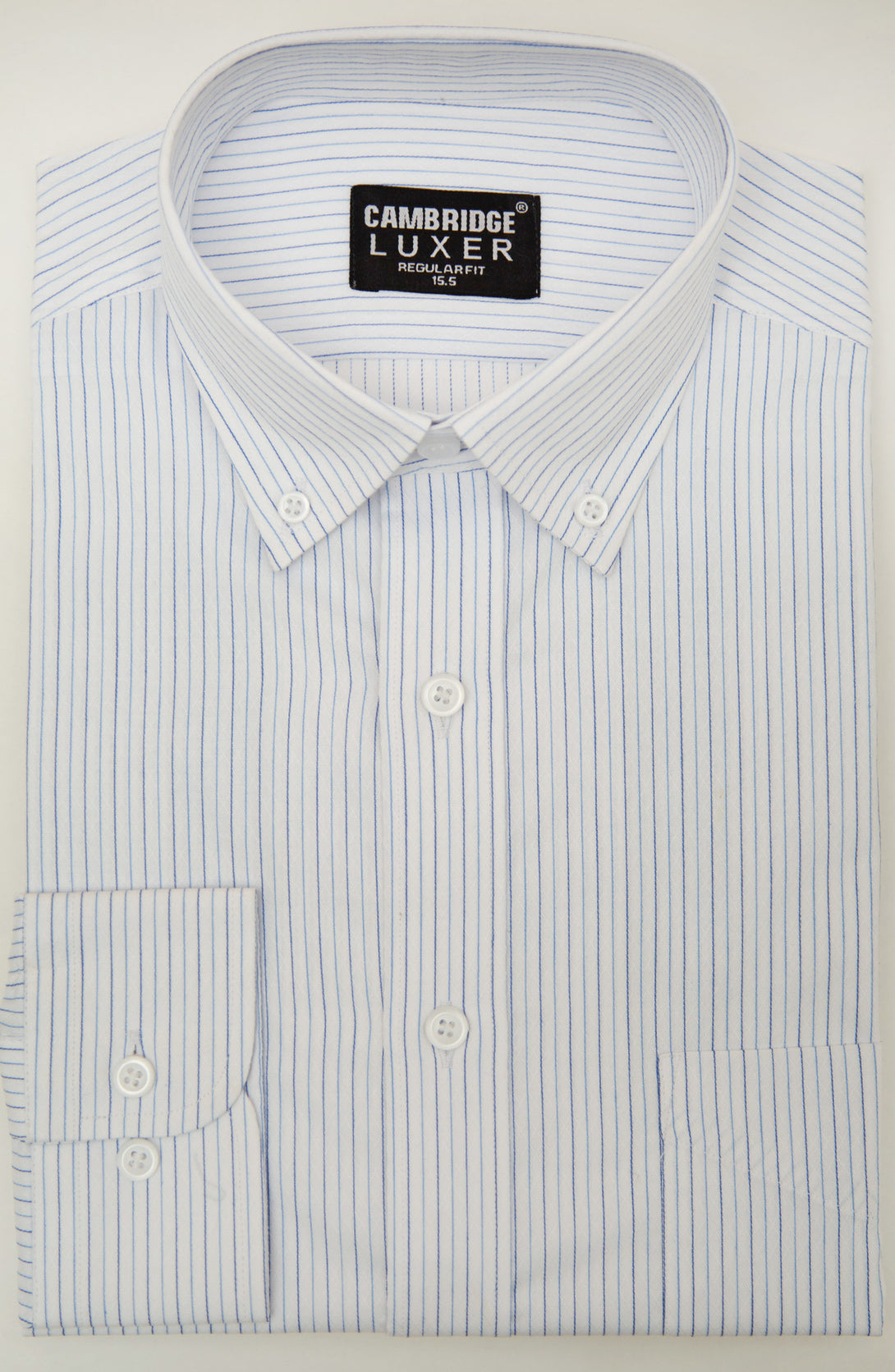White/Blue Stripes Formal Shirt – Cambridge Shop