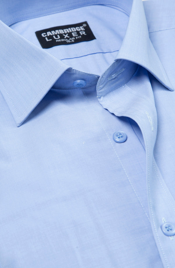 YARN DYED LUXER SHIRT - LIGHT BLUE