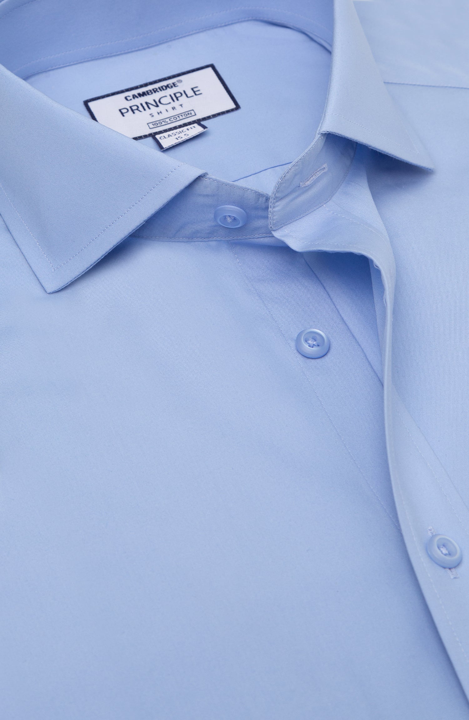 PRINCIPLE PLAIN SHIRT - BLUE