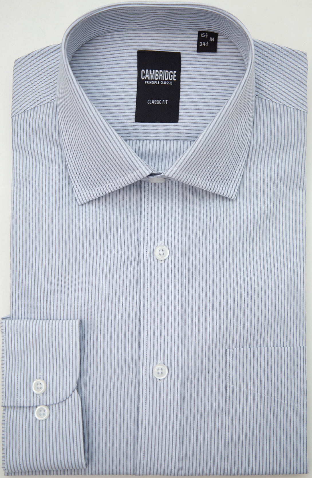 Navy/Blue Cotton Shirt – Cambridge Shop