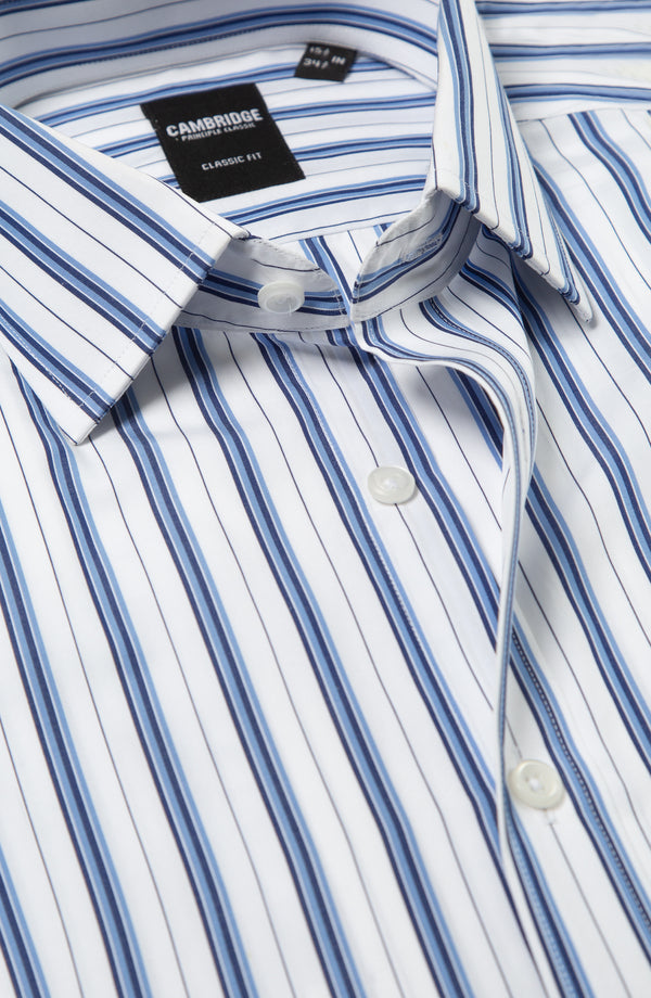 YARN DYED SHIRT - WHITE