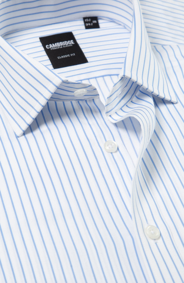 YARN DYED SHIRT - BLUE