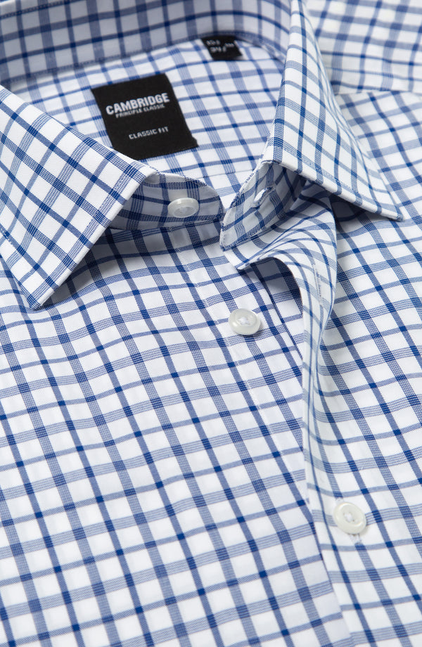 YARN DYED SHIRT - WHITE