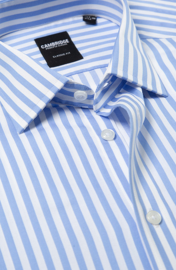 YARN DYED SHIRT - BLUE