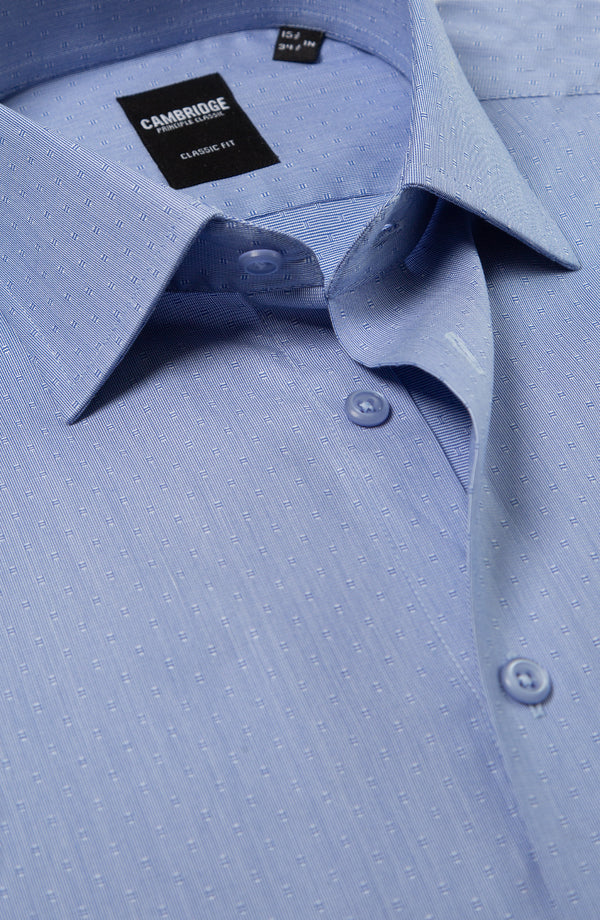 YARN DYED SHIRT - BLUE