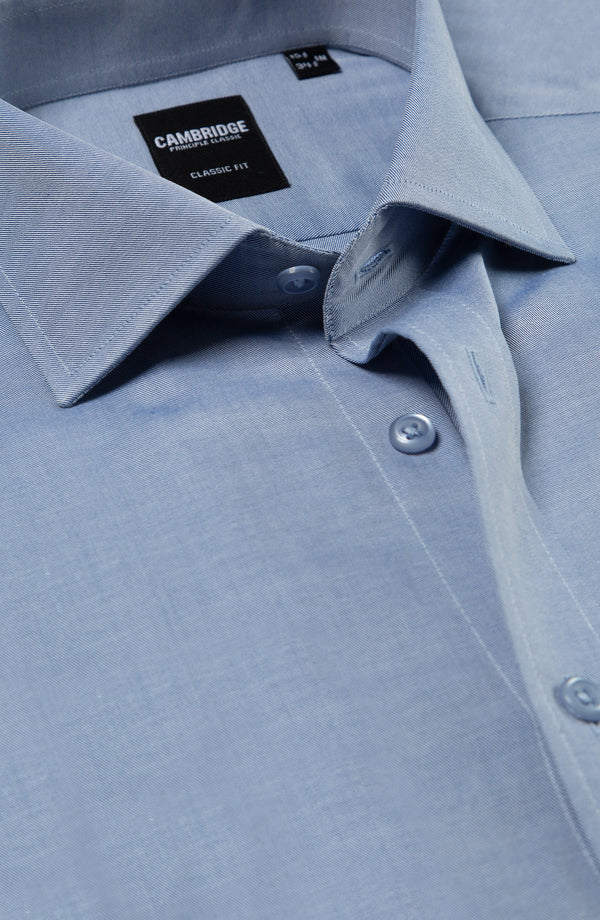 Yarn Dyed Shirt Classic Fit - Blue