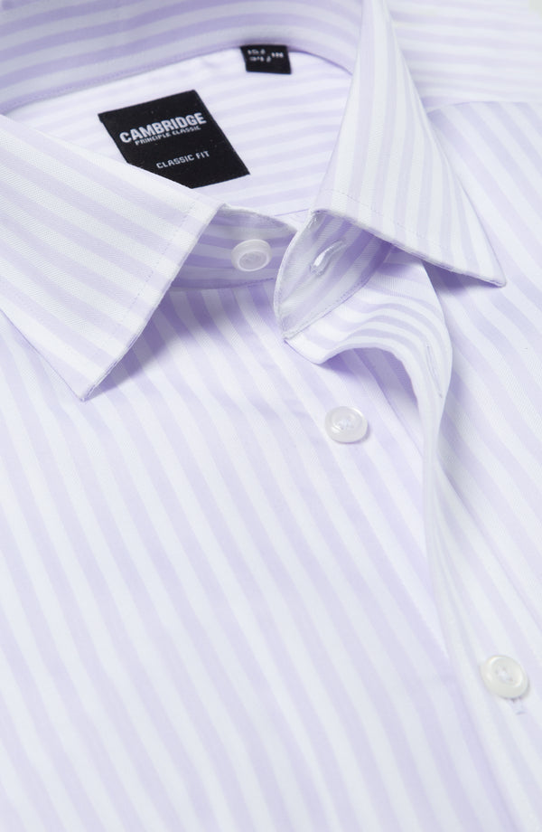 Yarn Dyed Shirt Classic Fit - Lavender