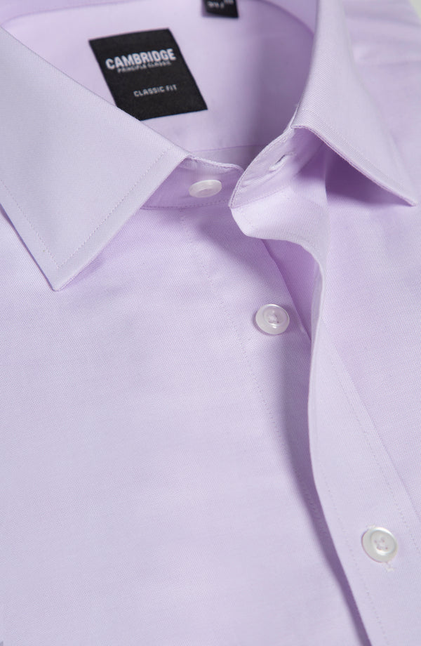 Yarn Dyed Shirt Classic Fit - Lavender