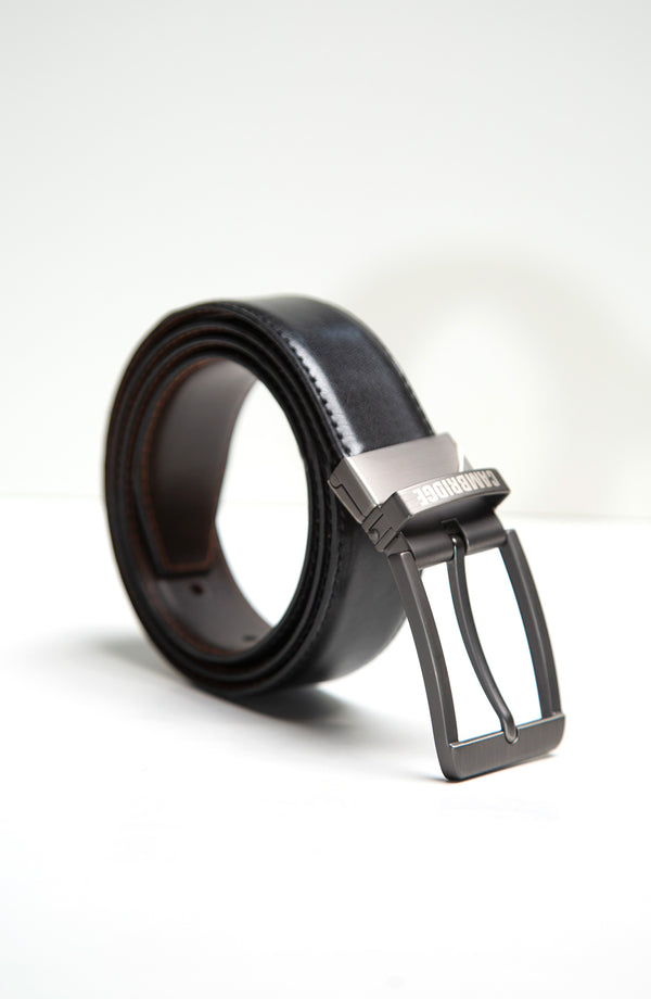 Black and Brown Reversible Belt