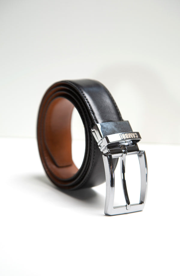 Black and Tan Reversible Belt