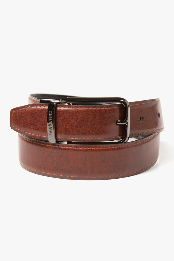 Formal Reversible Belt - Black and Brown