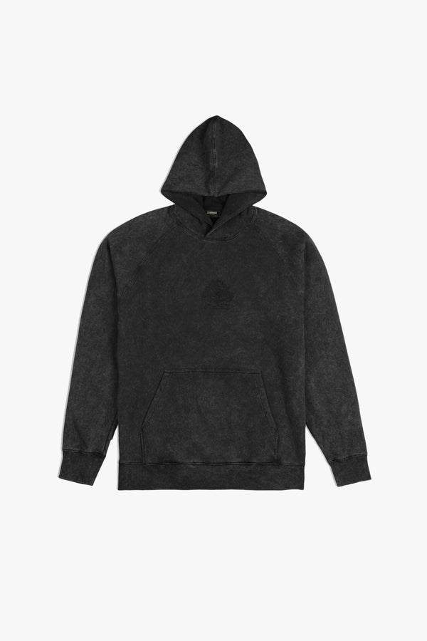 DROP SHOULDER ACID WASH HOODIE