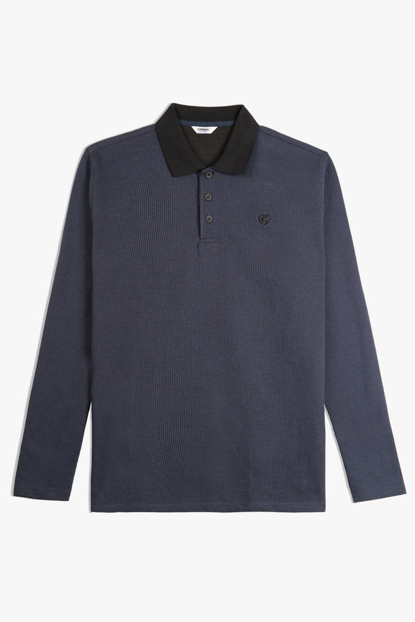 TEXTURE RIB POLO