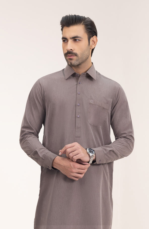 Basic Shirt Collar Shalwar Suit