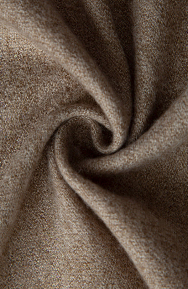 Luxury Plain Shawl - Brown