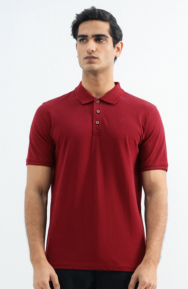 Solid Pique Polo Shirt