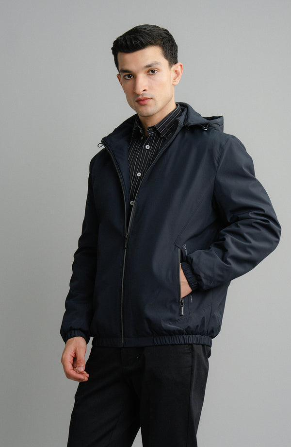 WATER-REPELLENT HOODED JACKET