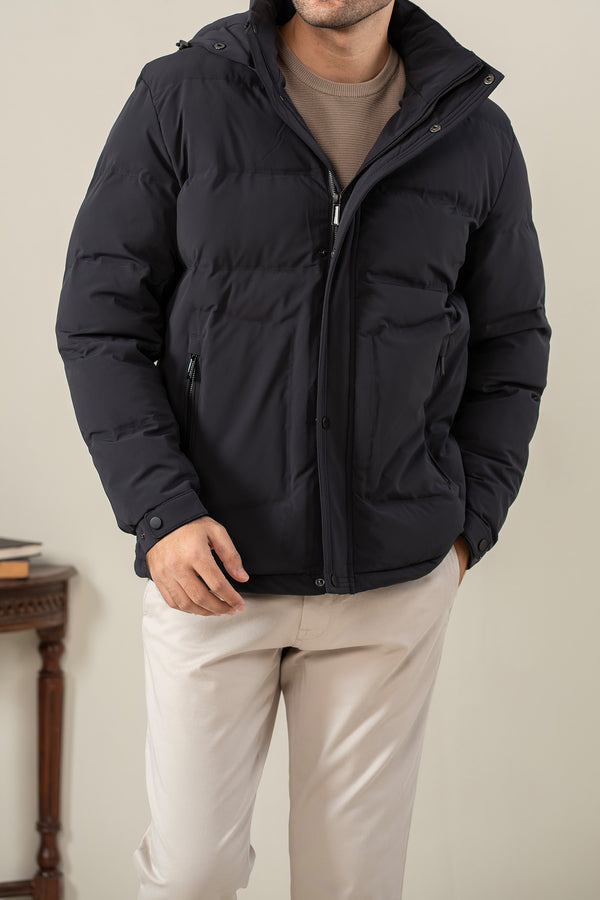 HOODED PUFFER JACKET