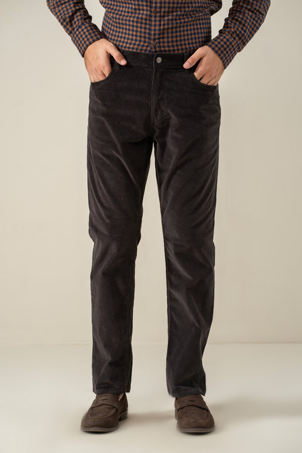 CORDUROY PANT - DARK BROWN