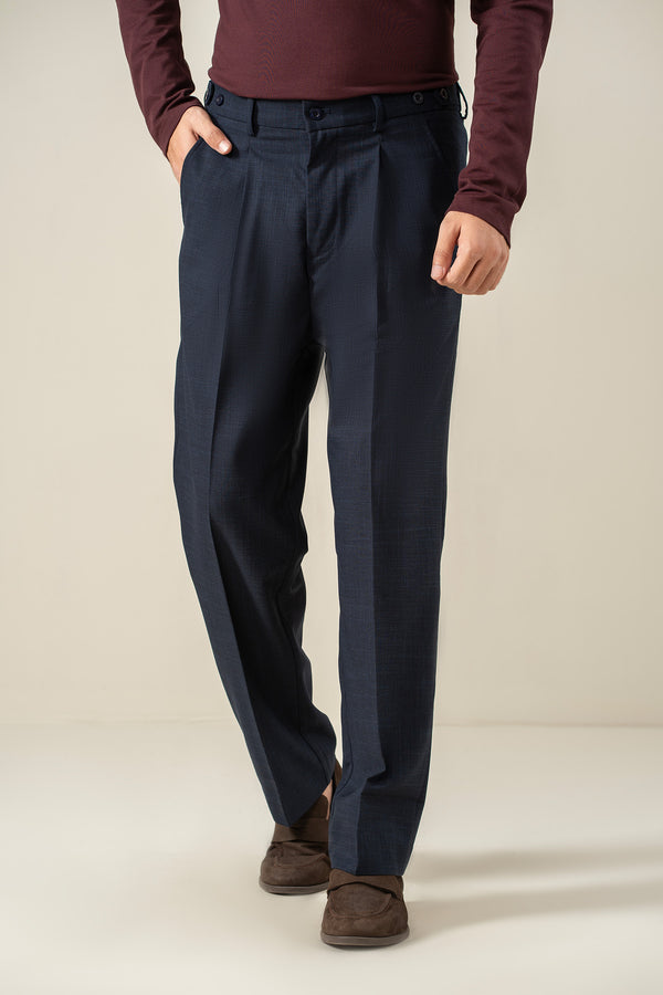 SINGLE PLEATED EXPANDABLE PANT