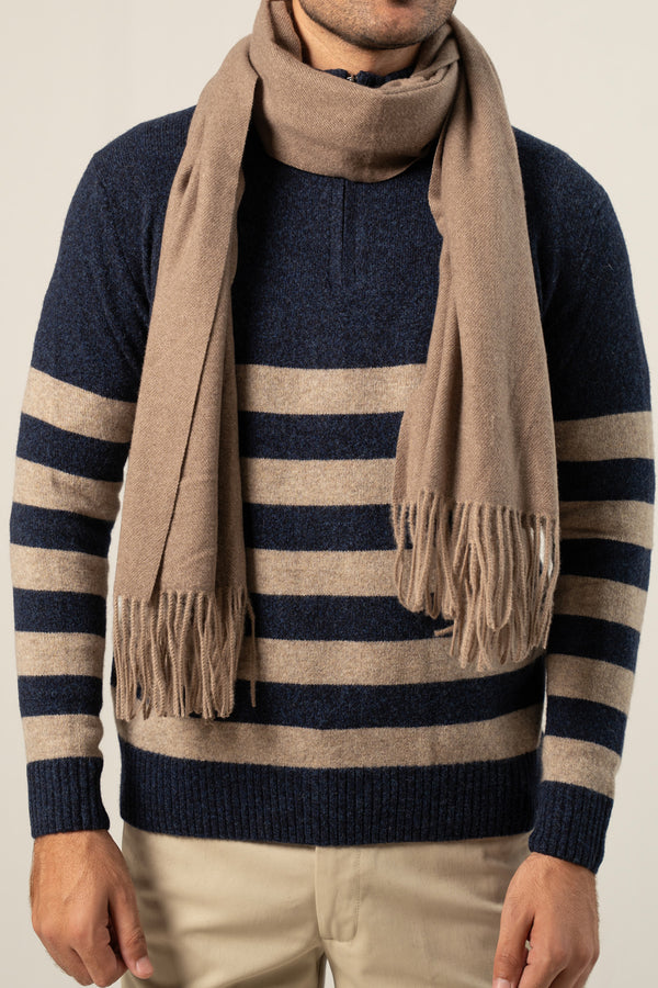 CLASSIC MUFFLER - LIGHT BROWN