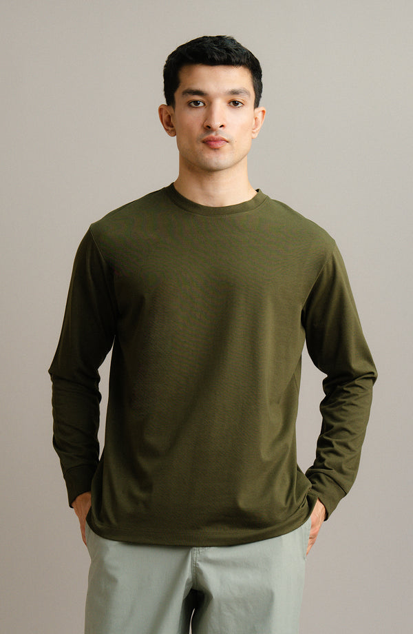 Ribbed Henly Reglan Sweatshirt