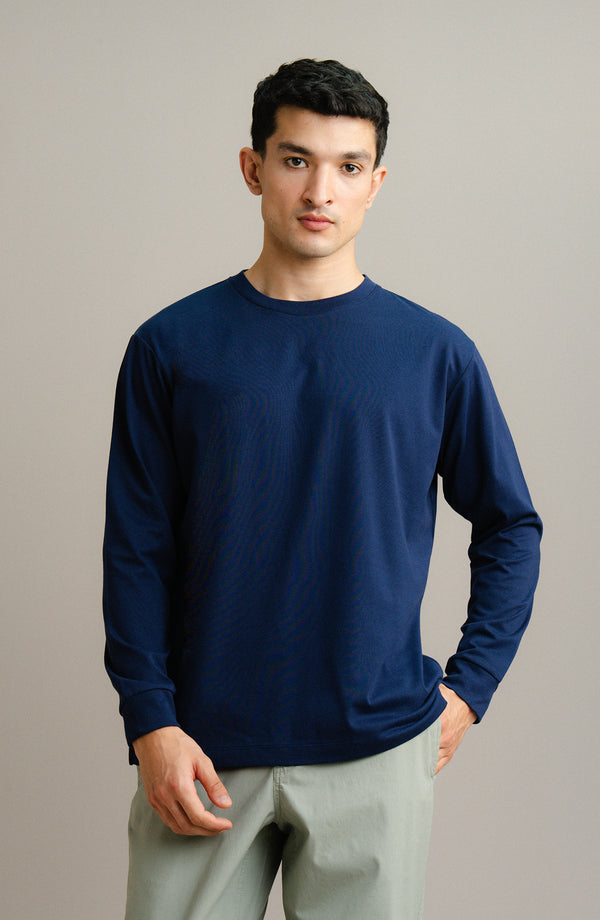 Ribbed Henly Reglan Sweatshirt