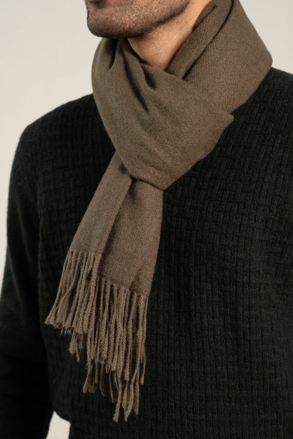 CLASSIC MUFFLER - BROWN