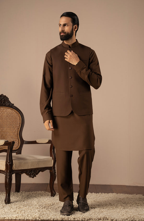 Waistcoat Shalwar Suit
