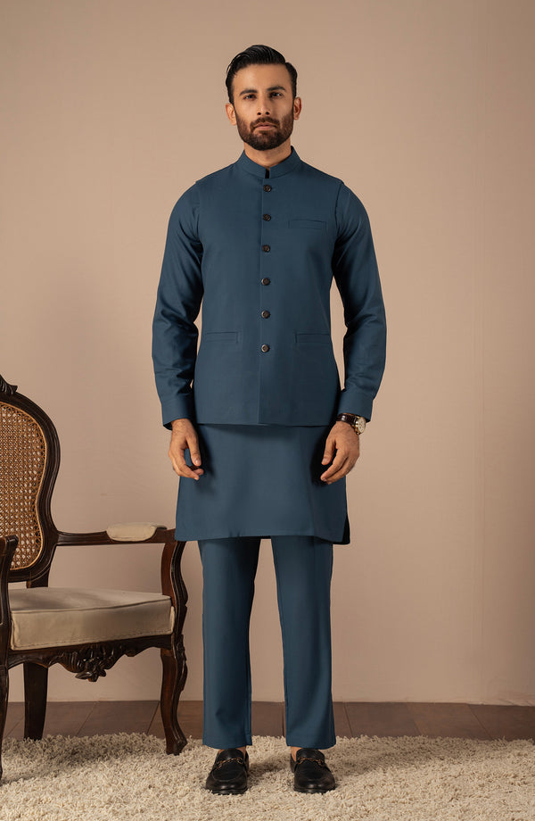 Waistcoat Shalwar Suit