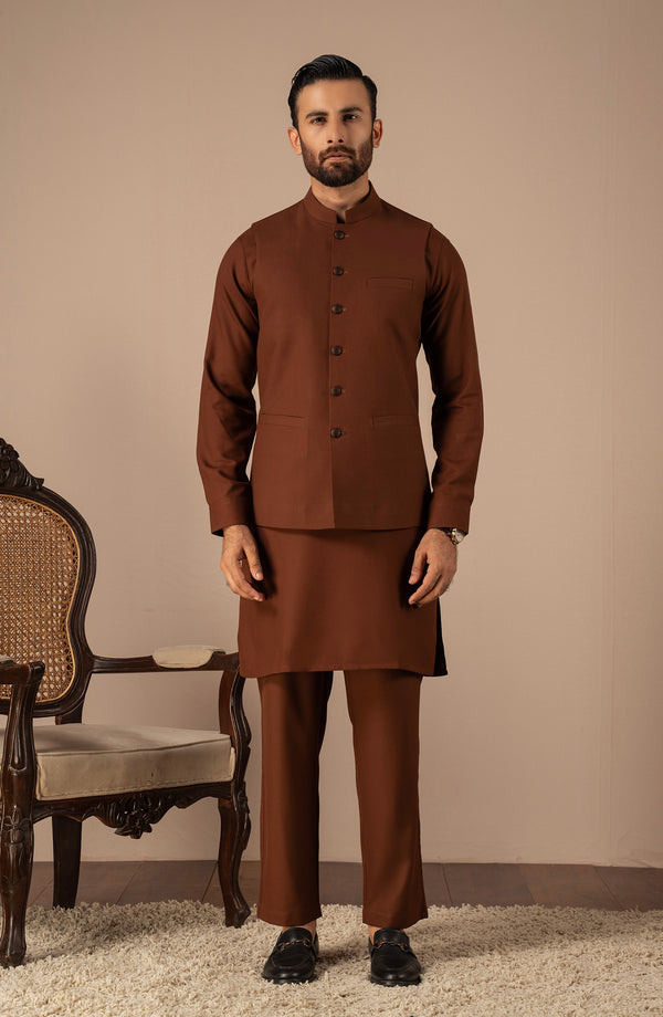 Waistcoat Shalwar Suit