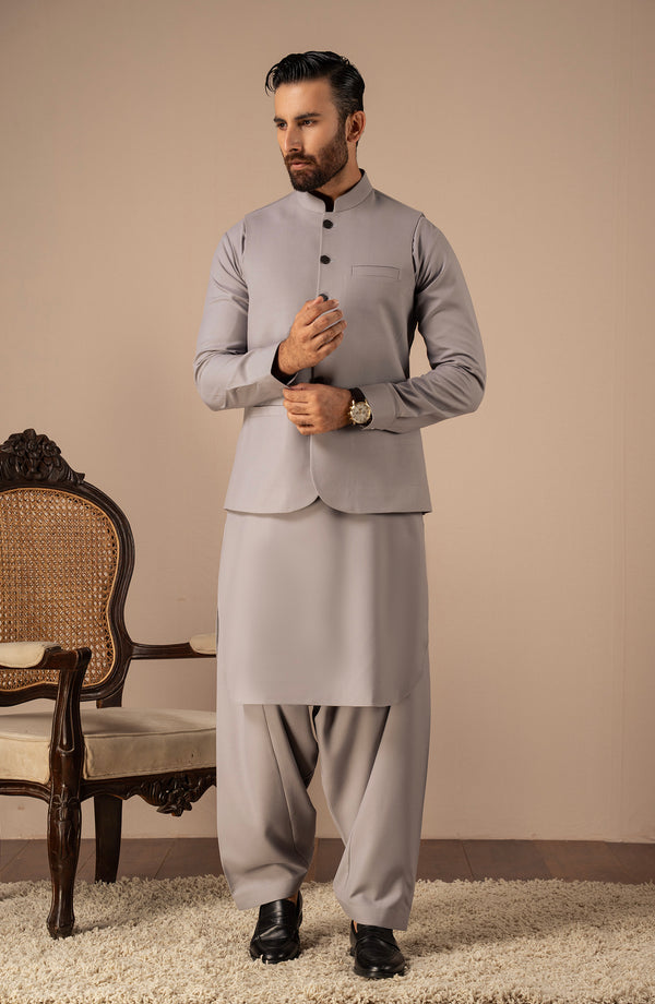 Waistcoat Shalwar Suit