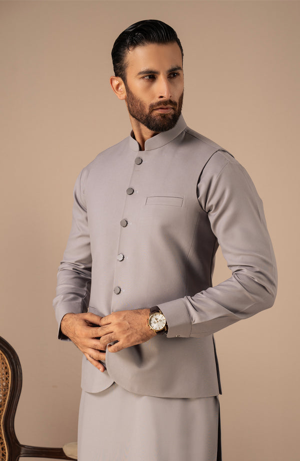 Basic Waistcoat - Grey