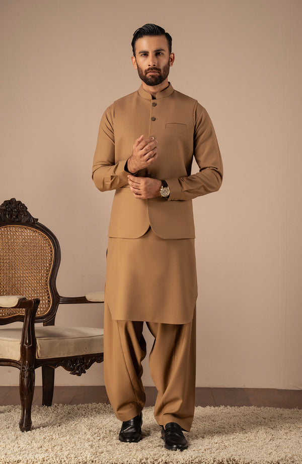 Waistcoat Shalwar Suit