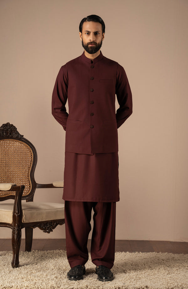 Waistcoat Shalwar Suit