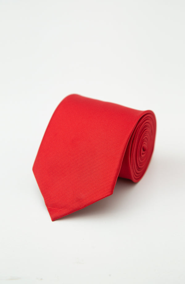Microfibre Tie - Red