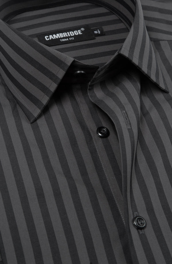 TRIM FIT SHIRT - BLACK