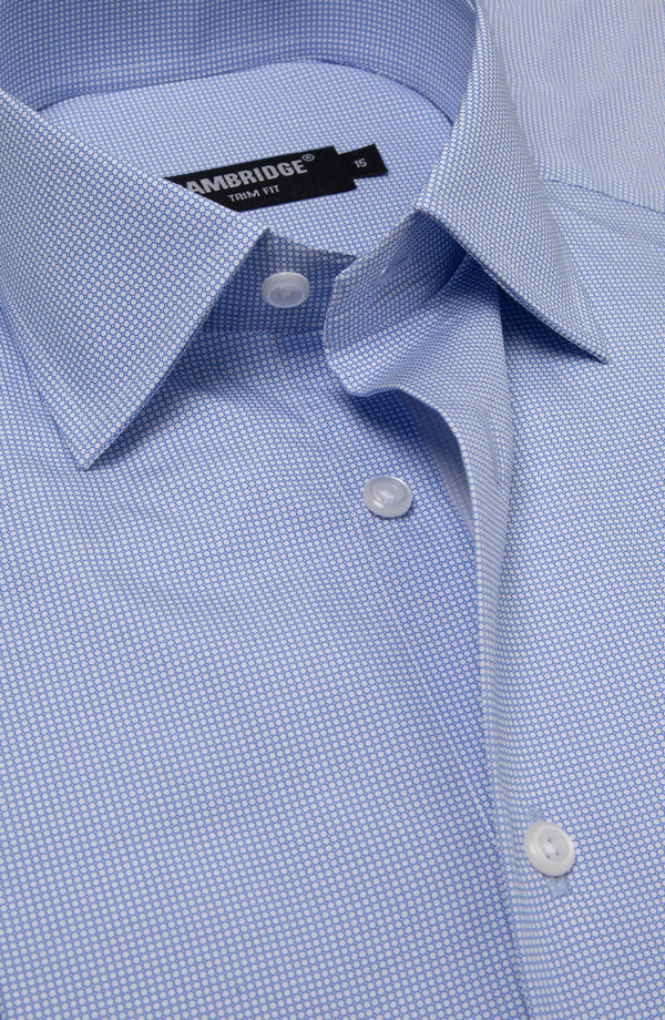 TRIM FIT YARN DYED SHIRT