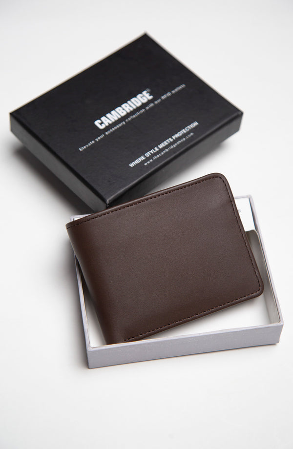 Leather Wallet-Dark Brown