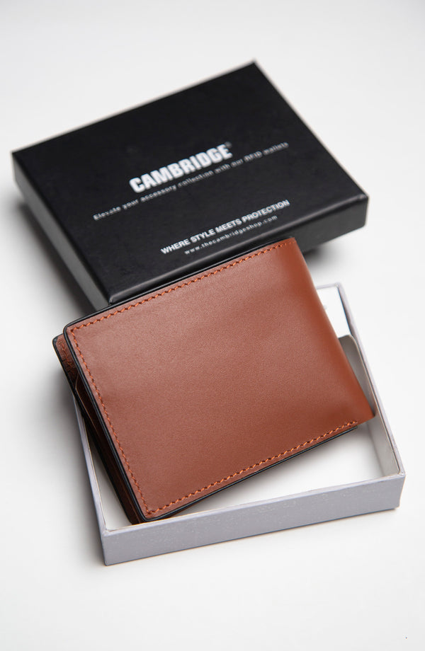 Leather Wallet-Brown