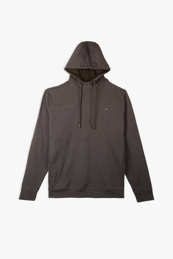 TEXTURE RIB HOODIE