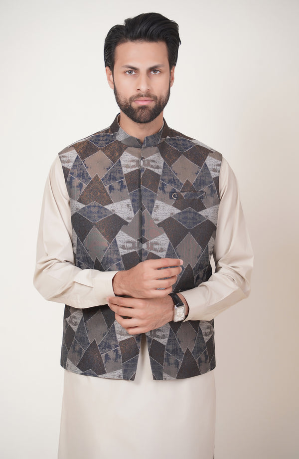 Fancy Waistcoat - Navy Blue