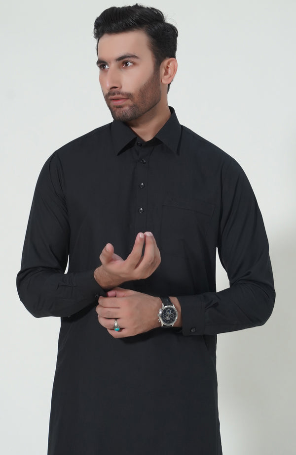 Basic Shirt Collar Shalwar Kameez