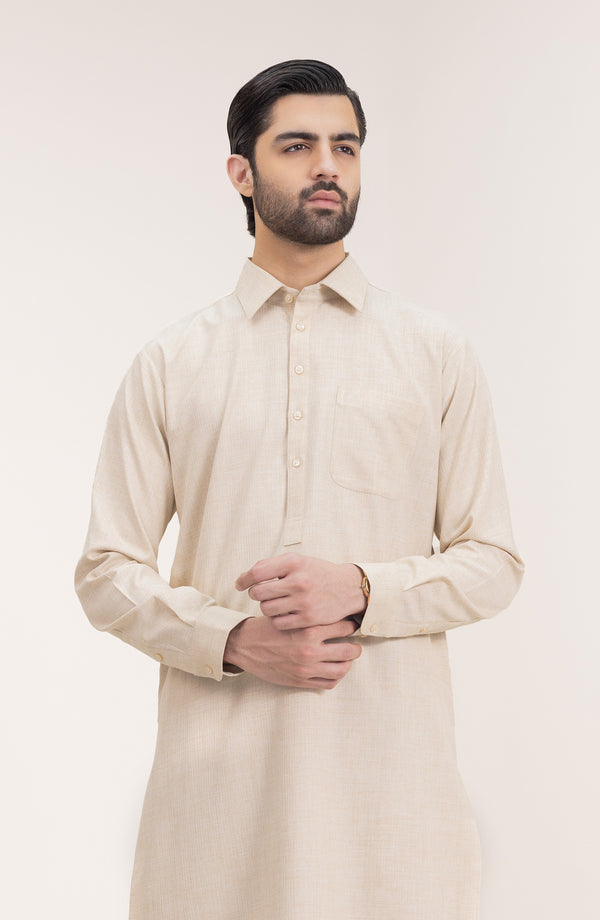 Basic Shirt Collar Shalwar Suit