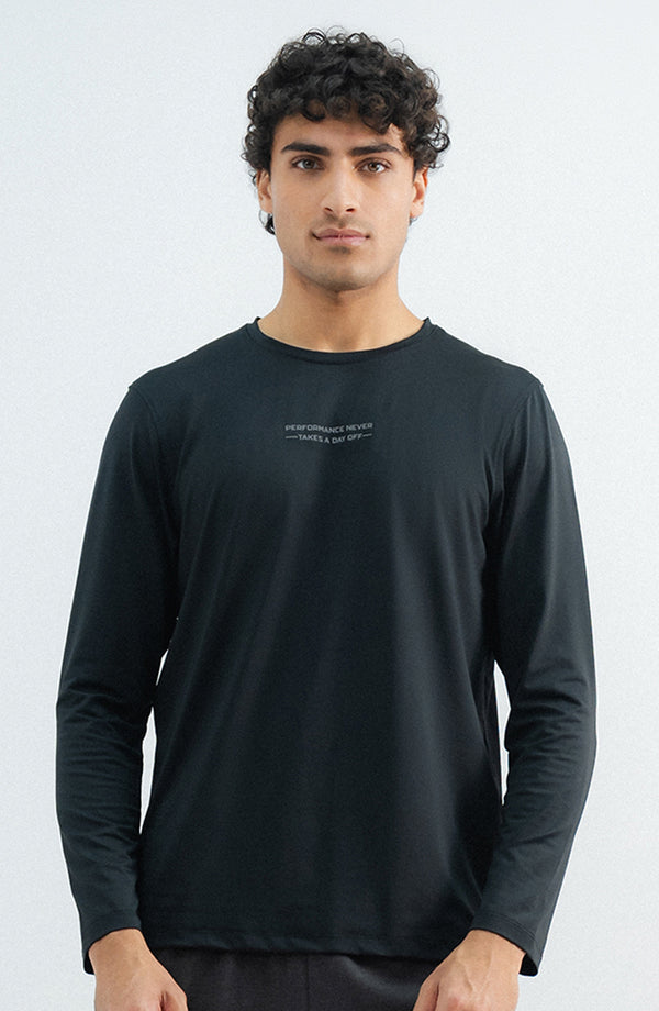 Athleisure Crew Regular Fit - Black