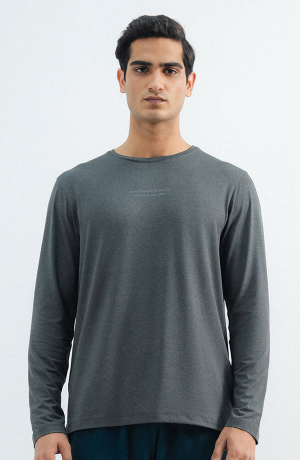 Athleisure Crew Regular Fit - Charcoal
